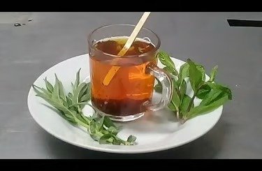 شاي حبق نعناع